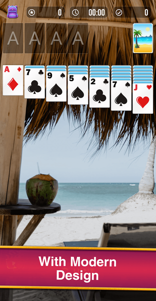Solitaire - Classic Klondike - Gameplay image of android game