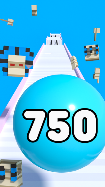 Ball Run Merge and Destroy - Gameplay image of android game