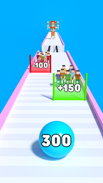 Ball Run Merge and Destroy - Gameplay image of android game