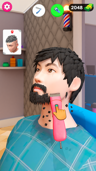 Barber Hair Salon Shop - Gameplay image of android game