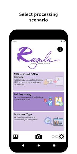 Regula Document Reader - Image screenshot of android app