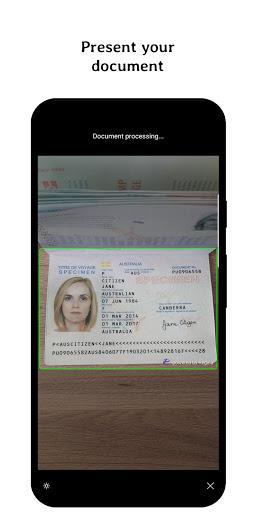 Regula Document Reader - Image screenshot of android app