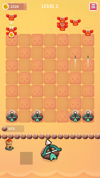 Tower vs Crabs: Beach Defense - Gameplay image of android game