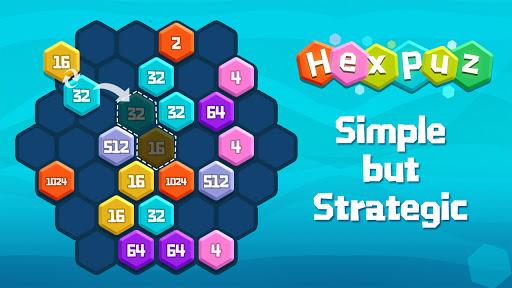HexPuz - 1010 Hexa Puzzle - Gameplay image of android game