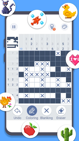 Nonogram - Logic Puzzles - Gameplay image of android game