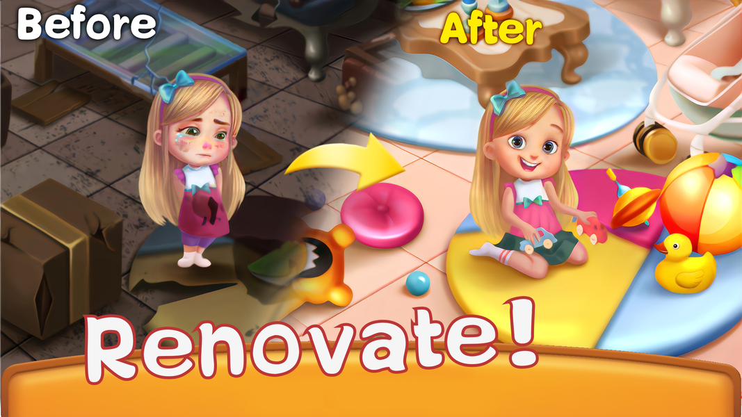 Tile Match Master ۳D:Save Her - عکس بازی موبایلی اندروید