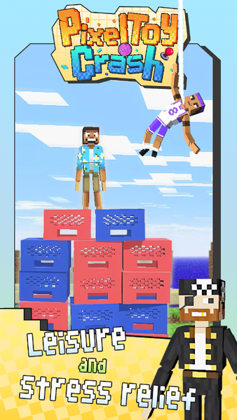 PixelToy Crash: Fast Launch - عکس بازی موبایلی اندروید