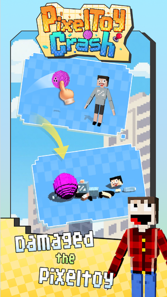 PixelToy Crash: Fast Launch - عکس بازی موبایلی اندروید