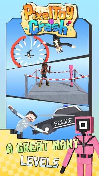 PixelToy Crash: Fast Launch - عکس بازی موبایلی اندروید