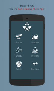 Relaxing Music for Stress - Anxiety Relief & Sleep - Image screenshot of android app