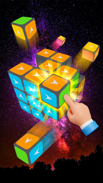 Tap Block Away - Swipe Puzzle - Gameplay image of android game