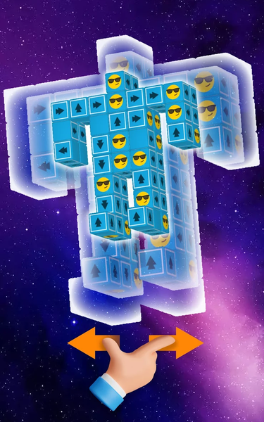 Tap Block Away - Swipe Puzzle - Gameplay image of android game
