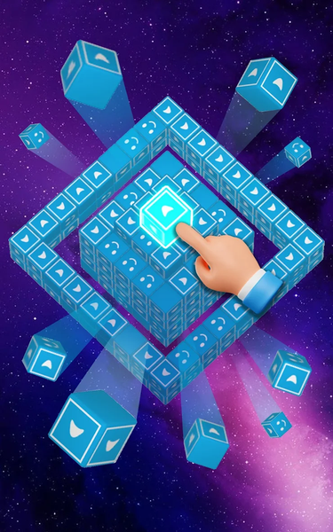 Tap Block Away - Swipe Puzzle - Gameplay image of android game