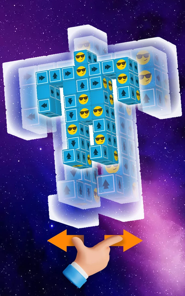 Tap Block Away - Swipe Puzzle - Gameplay image of android game