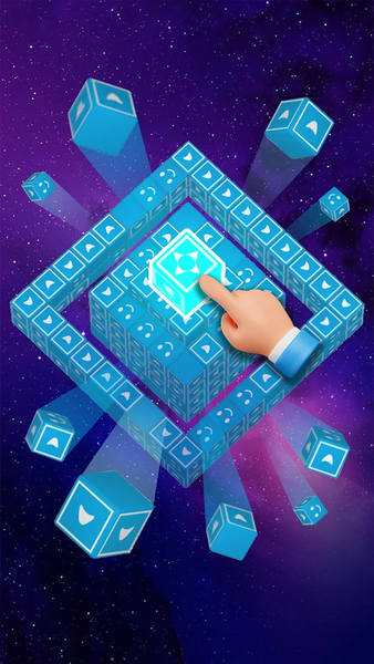 Tap Block Away - Swipe Puzzle - Gameplay image of android game