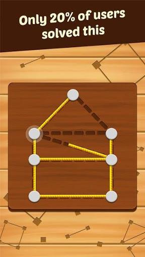 Wood Box One Line - Gameplay image of android game