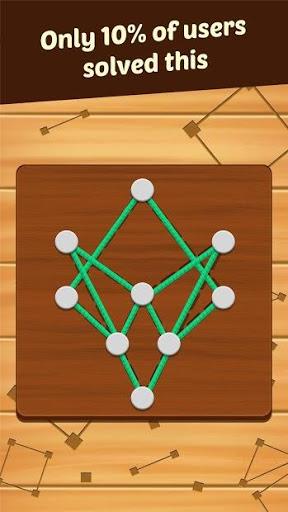 Wood Box One Line - Gameplay image of android game