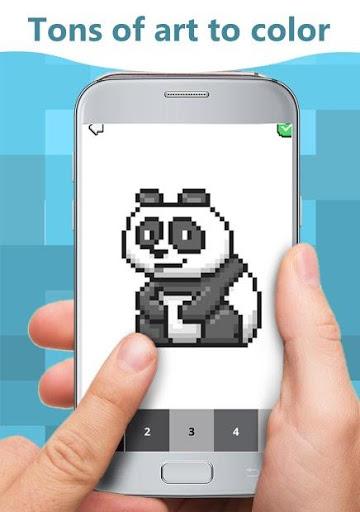 Pixel Paint - Gameplay image of android game