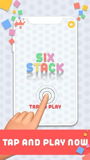 Six Stack - Gameplay image of android game