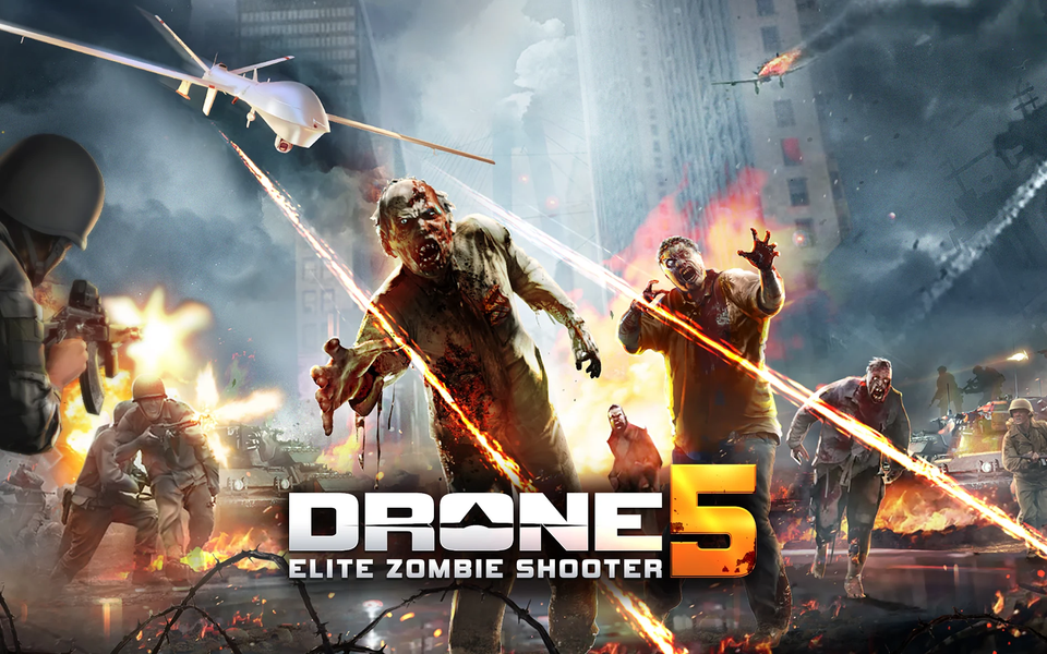Drone ۵: Elite Zombie Shooter - عکس بازی موبایلی اندروید