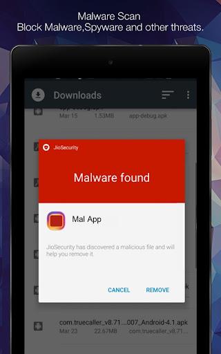 JioSecurity: Mobile Antivirus - عکس برنامه موبایلی اندروید