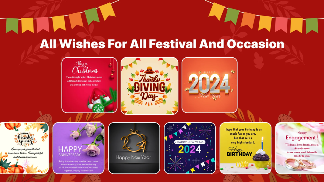 All Wishes And Greeting Cards - عکس برنامه موبایلی اندروید