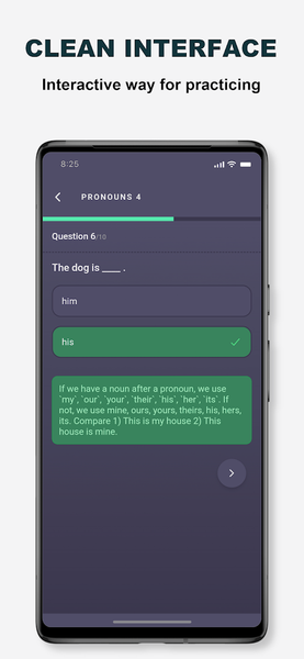 English Grammar Test - عکس برنامه موبایلی اندروید