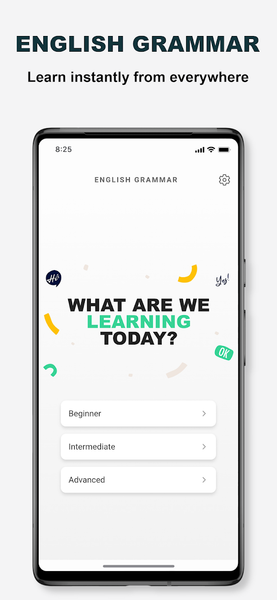 English Grammar Test - Image screenshot of android app