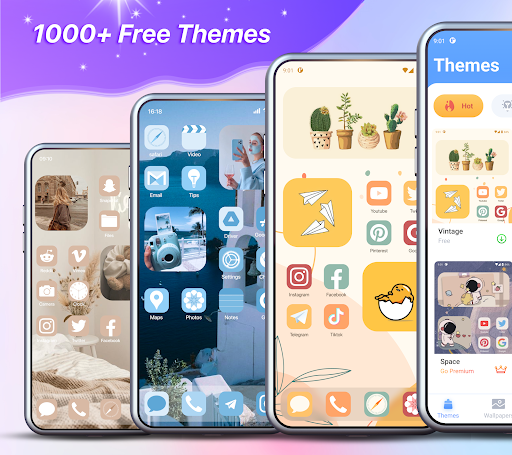 Launcher, Theme & Icon Changer - عکس برنامه موبایلی اندروید