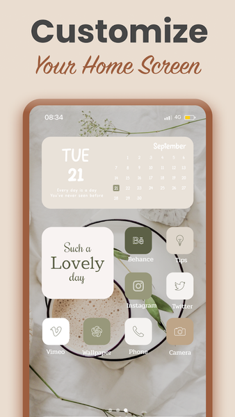 Widget 2024: Aesthetic Widgets - Image screenshot of android app