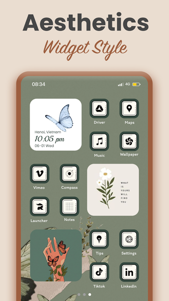 Widget 2025: Aesthetic Widgets - Image screenshot of android app