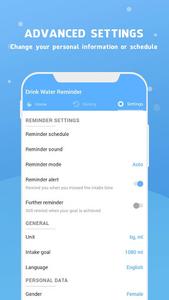 Water Reminder - Remind Drink Water - عکس برنامه موبایلی اندروید