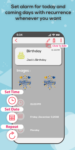 Reminder: Alarm & Notification - Image screenshot of android app