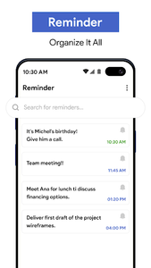 Reminder - Image screenshot of android app