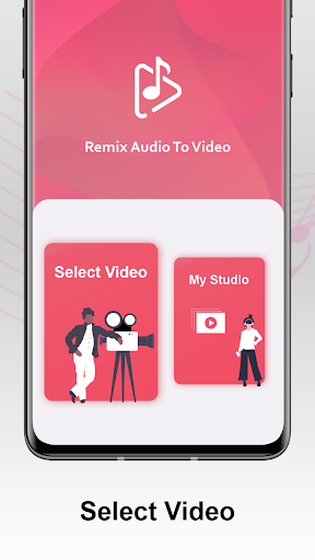 Remix Audio to Video - عکس برنامه موبایلی اندروید