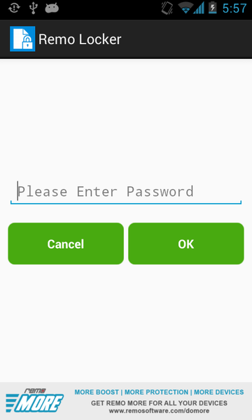 Remo Locker - عکس برنامه موبایلی اندروید