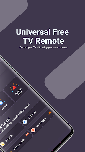 Universal TV Remote Control IR - Image screenshot of android app