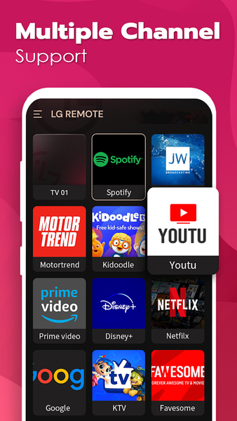 TV Remote:LG TV Remote Control - Image screenshot of android app
