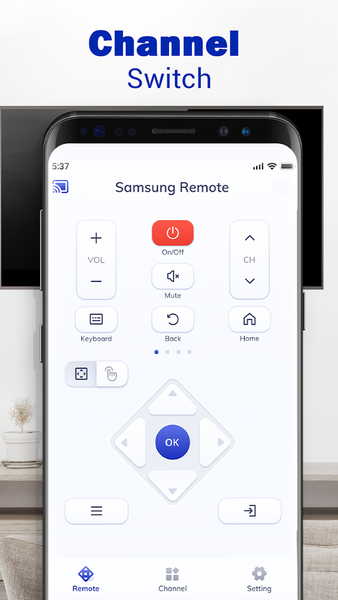 Remote Control for TV Samsung - عکس برنامه موبایلی اندروید