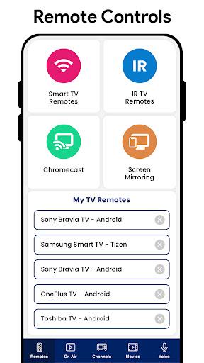 Remote Control for All TV - عکس برنامه موبایلی اندروید