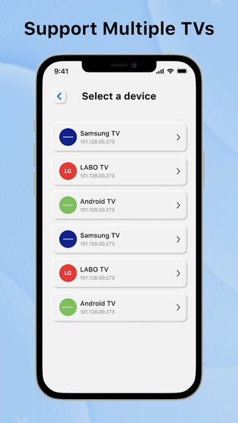 TV Remote and Smart TV Control - Image screenshot of android app