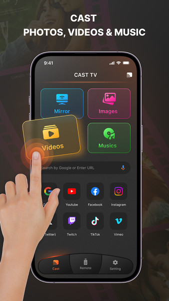 Smart TV Remote: Screen Mirror - عکس برنامه موبایلی اندروید