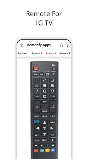 Remote for LG TV - Image screenshot of android app