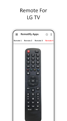 Remote for LG TV - Image screenshot of android app