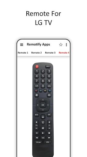 Remote For LG Tv - عکس برنامه موبایلی اندروید