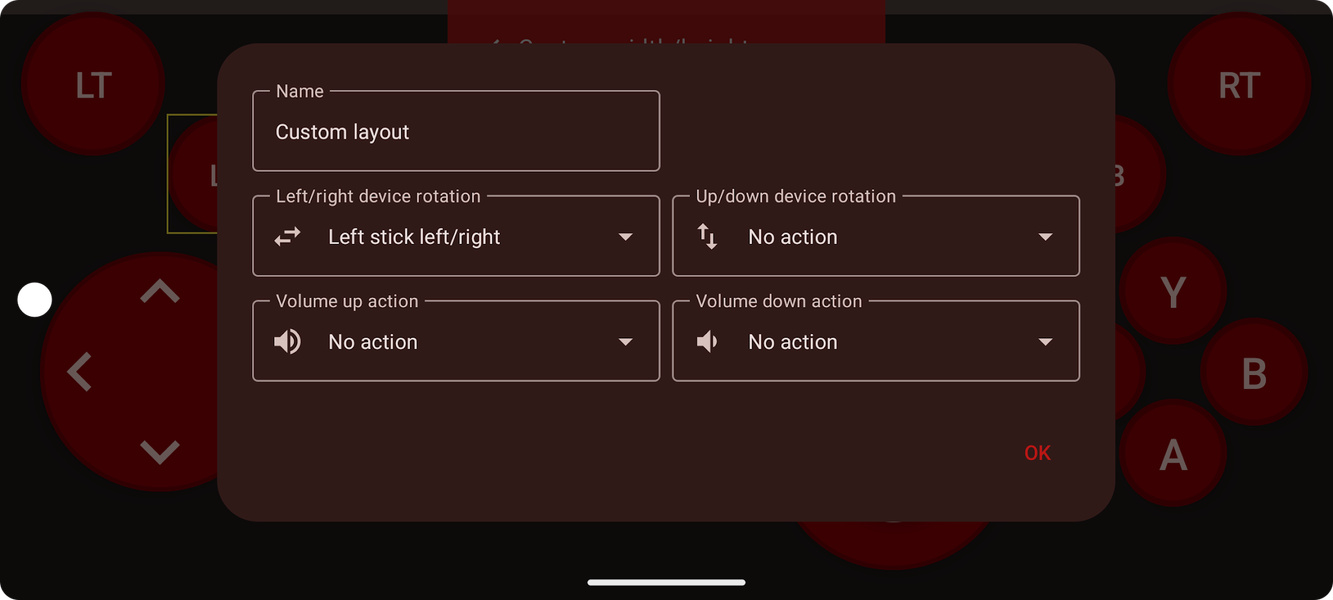 Remote Gamepad - Image screenshot of android app