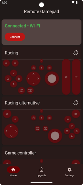 Remote Gamepad - Image screenshot of android app