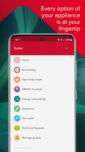 Ariston NET - عکس برنامه موبایلی اندروید