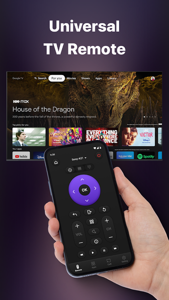Remote TV By Phone - عکس برنامه موبایلی اندروید