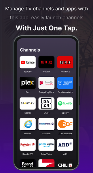 Remote Control for TV - عکس برنامه موبایلی اندروید